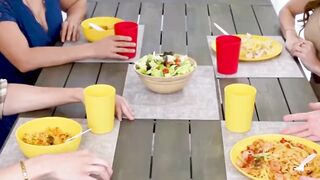 Mother's Day Surprise! Step-mom & Daughter Share A Wild Threesome