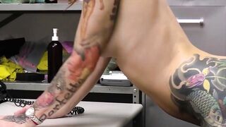 Anal Inspection #2 - Sexy MILF Cougars Anal Fucked By Security Officer