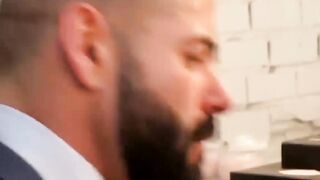 Handsome Stud Fucks His Buddy Raw In Suit And Tie - Bareback Butt-Fucking