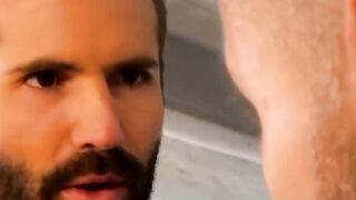 Handsome Stud Fucks His Buddy Raw In Suit And Tie - Bareback Butt-Fucking