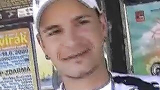 Public Sex Adventures - Bus Stop Blowjob & Anal with Stranger
