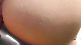 Frisky Brunette Honey Bombshell Rides A Hard Dick In Deep Anal Penetration