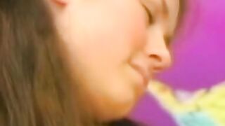 Hot Brunette Minx Sucks & Swallows A Huge Load From Her Step-Brother's Dick