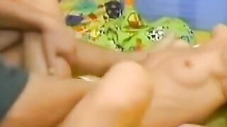Hot Brunette Minx Sucks & Swallows A Huge Load From Her Step-Brother's Dick