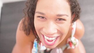 Curvaceous Latin Beauty Fucked Deep In Her Ass By A Huge Black Dick