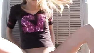 Blondie's Daring Adventure - Public Sex with Stranger in Nature