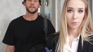Naughty college girl NATA GOLD Fucked Hard By A Big Dick In POV