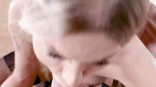Sloppy Blowjob & Anal Threesome with Older Man in Glamorous Mansion