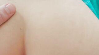 Asian Stepsister Jasmine Gray - Naked Bed Tease & Masturbation