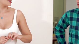 Viral Step-Mother & Son Duo - Old Granny Teaches Young Guy How To Fuck