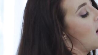 Long Haired Bombshell Melissa Stratten Gets Drilled Deep In A Passionate Romantic Ride