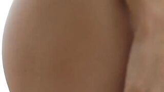 Long-Haired Bombshell Demi Fay Teasing Herself - Exclusive Footage