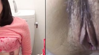 Peeing Panties #2 - Hot Asian MILF Filled With Urine In Close-Up Style