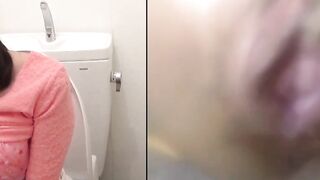Peeing Panties #2 - Hot Asian MILF Filled With Urine In Close-Up Style