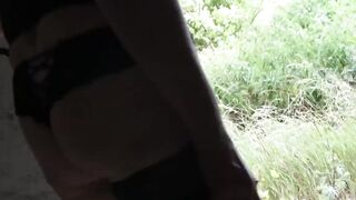 Grandmother's Mature Panties Filled With Dirty Toys