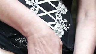 Grandmother's Mature Panties Filled With Dirty Toys
