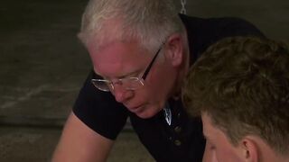 Mature Handjob Party - Older Men Jerk Off Young Guys