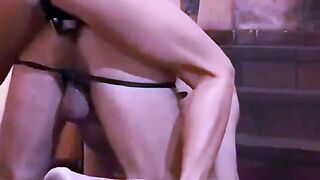 Hardcore Anal Threesome with BDSM Dominatrix - MILF Teaches Student Sex Lesson