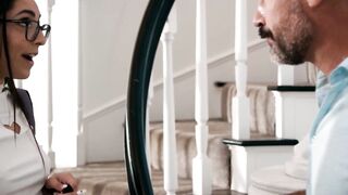 Strict Step-Daddy's Discipline - Teenage Doll Gets Spanked & Fucked