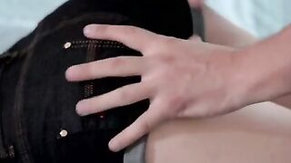 Bombshell Brunette Babe Anne Teiler Fucks Herself With A Giant Black Dick