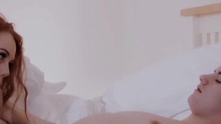 Redheaded Bombshell Ella Hughes Filled With Big Dick's Hardcore Sex