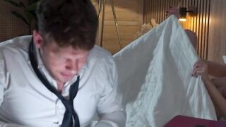 Hot Cheating Wife Seduces Handsome Colleagues And Gets A Big Load On Her Face