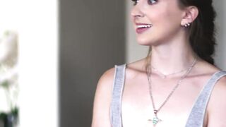 Teen's Chance Challenged By My Massive Boobs - POV Big Tit Tease