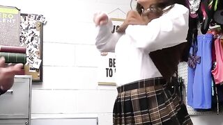 Big Dick Steals Co-Ed Skirt - PornPros