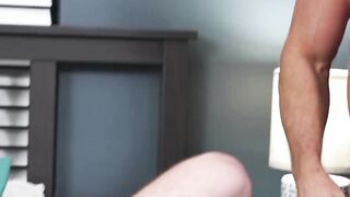 Bald Hunk Throat Fucks Submissive Slut - Dominant Daddy Roleplay