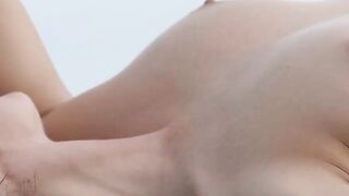 Seduction at Sunset - Big Boobs Bombshell Cosmos Poolside Striptease