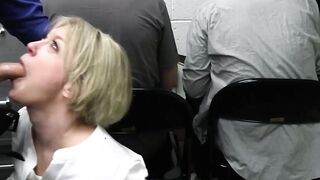Stepson's Hot Mom Gets Fucked By Security Officer After Son lost From Her