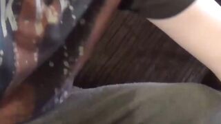 Brunette Babe Nicola Sucks & Swallows Huge Load In Lacy Stockings