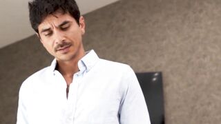 Step-Dad's Hot Blowjob & Creampie Surprise For StepSon