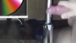 a boy whose dick is rubbed against the leg of a stainless steel chair by a stranger a