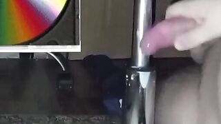 a boy whose dick is rubbed against the leg of a stainless steel chair by a stranger a