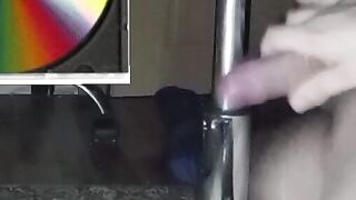 a boy whose dick is rubbed against the leg of a stainless steel chair by a stranger a