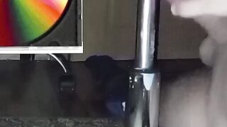 a boy whose dick is rubbed against the leg of a stainless steel chair by a stranger a