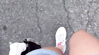 Teens French Girl Sucks Her Boyfriend in Car - Old Video Edited with New Music