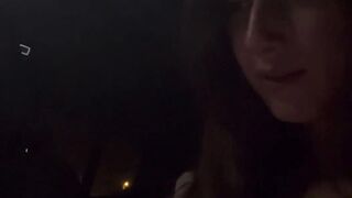 Teens French Girl Sucks Her Boyfriend in Car - Old Video Edited with New Music