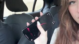 Teens French Girl Sucks Her Boyfriend in Car - Old Video Edited with New Music