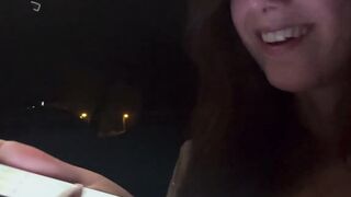 Teens French Girl Sucks Her Boyfriend in Car - Old Video Edited with New Music