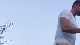 French Blond Babe Gets Fucked Outdoors in Public