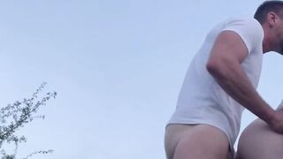 French Blond Babe Gets Fucked Outdoors in Public