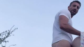French Blond Babe Gets Fucked Outdoors in Public
