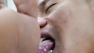 Asian Twink Duo - Footjob & Blow Job Ends With Hot Load On Face