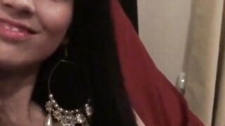 Amateur Cutie Sara Knight Gets Her First Blowjob Lesson - POV
