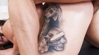 TokyoLeigh's Hot Oil Massage Session With Huge Load On Ass