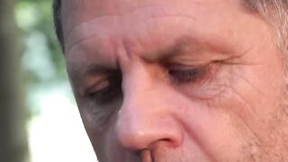 Teen Outdoor Adventure - Grandpa's Old Dick Fucks Teens Pussy