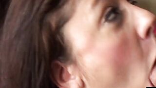 Rough Sex - Dominant Guy Fucks His Boss's Daughter In A Deep Throat Blowjob