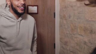 Petite-Cheerleadress Vixen Kaitlyn Ashley's First Interracial Experience